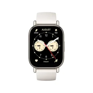 Redmi-Watch-5-lite-Couleur-Blanc de face et arrire