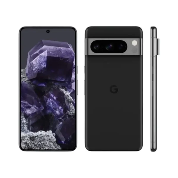 Google pixel 8 pro couleur noire DE FACE