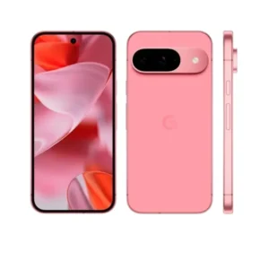 Google pixel 9 couleur rose de face