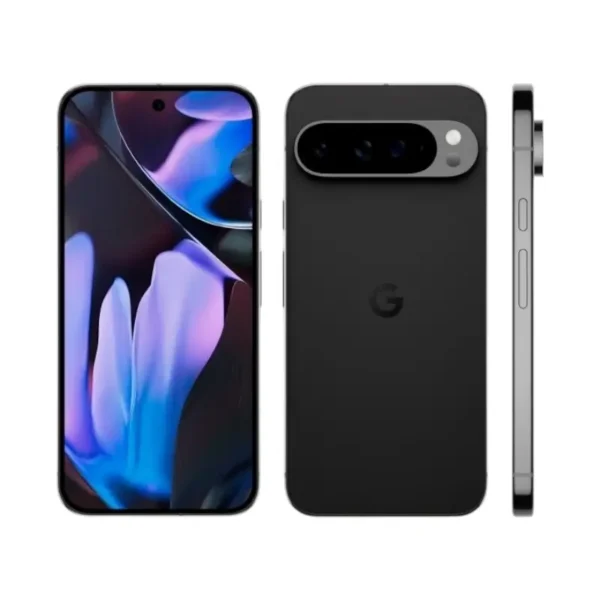 Google pixel 9 pro couleur noire DE FACE