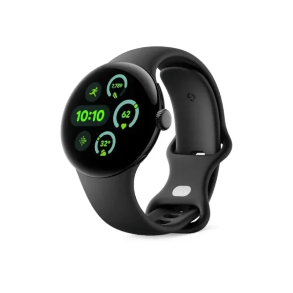 Google pixel watch 3 couleur noir de face