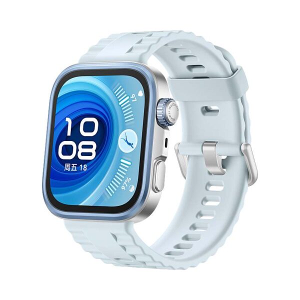 Huawei Watch Fit 4 Pro bleu de face