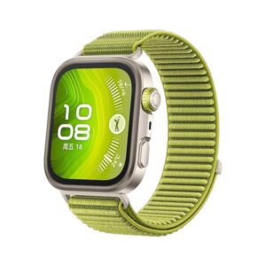 Huawei Watch Fit 4 Pro couleur verte DE FACE