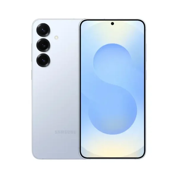 Samsung Galaxy S25 plus blanc de face