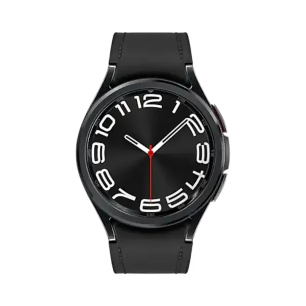 Samsung Galaxy watch 6 classique couleur noire de face