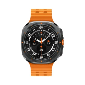 Samsung Galaxy watch ultra couleur orange de face