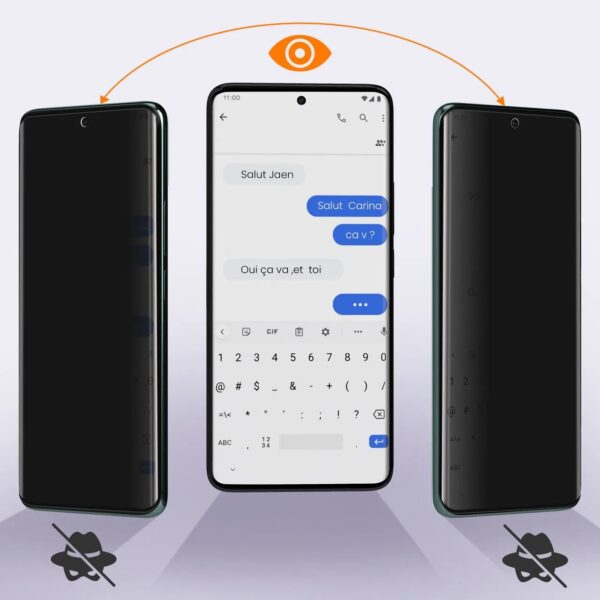 film hydrogel anti-espion pour Redmi Note 14 Pro – Image 2